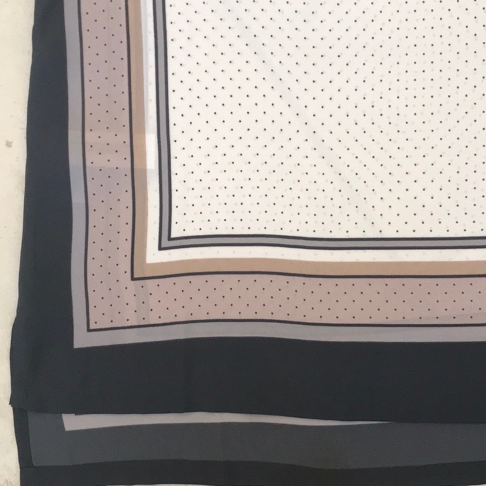 ANN TAYLOR LOFT SIZE XXSP SCARF PRINT TOP - Picture 4 of 6